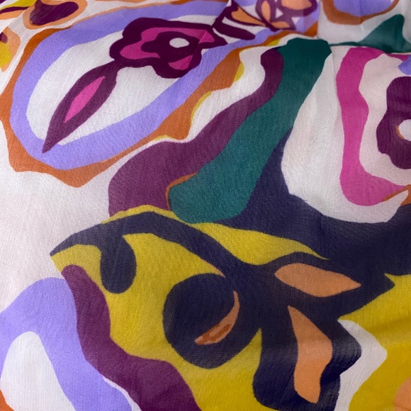 NEW Anthropologie The Odetta Ruffled V-Neck Dress SIZE S - Picture 6 of 7